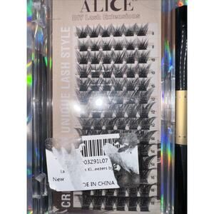 ALICE DIY Lash Extensions Cluster Lashes Individual Volume Lashes w/ Tools
